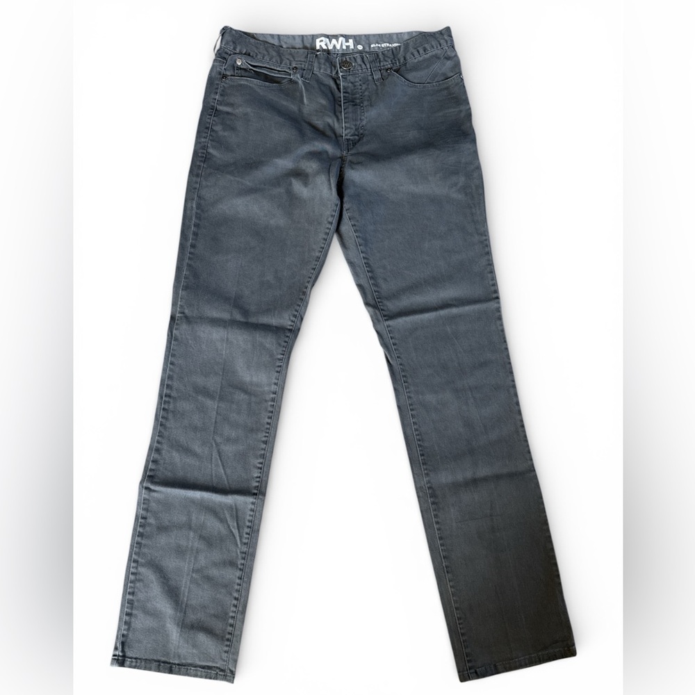 Men's Slim Straight Jeans - Charcoal